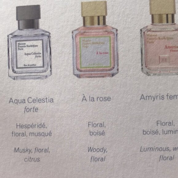 Maison Francis Kurkdjian A La Rose 11ml 0.37 oz Travel Spray EDP NEW - Picture 4 of 4